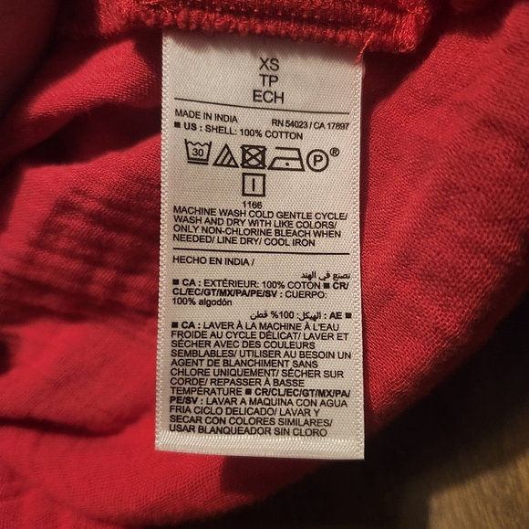 ❤️Pink Cotton Button Up - Picture 7 of 8